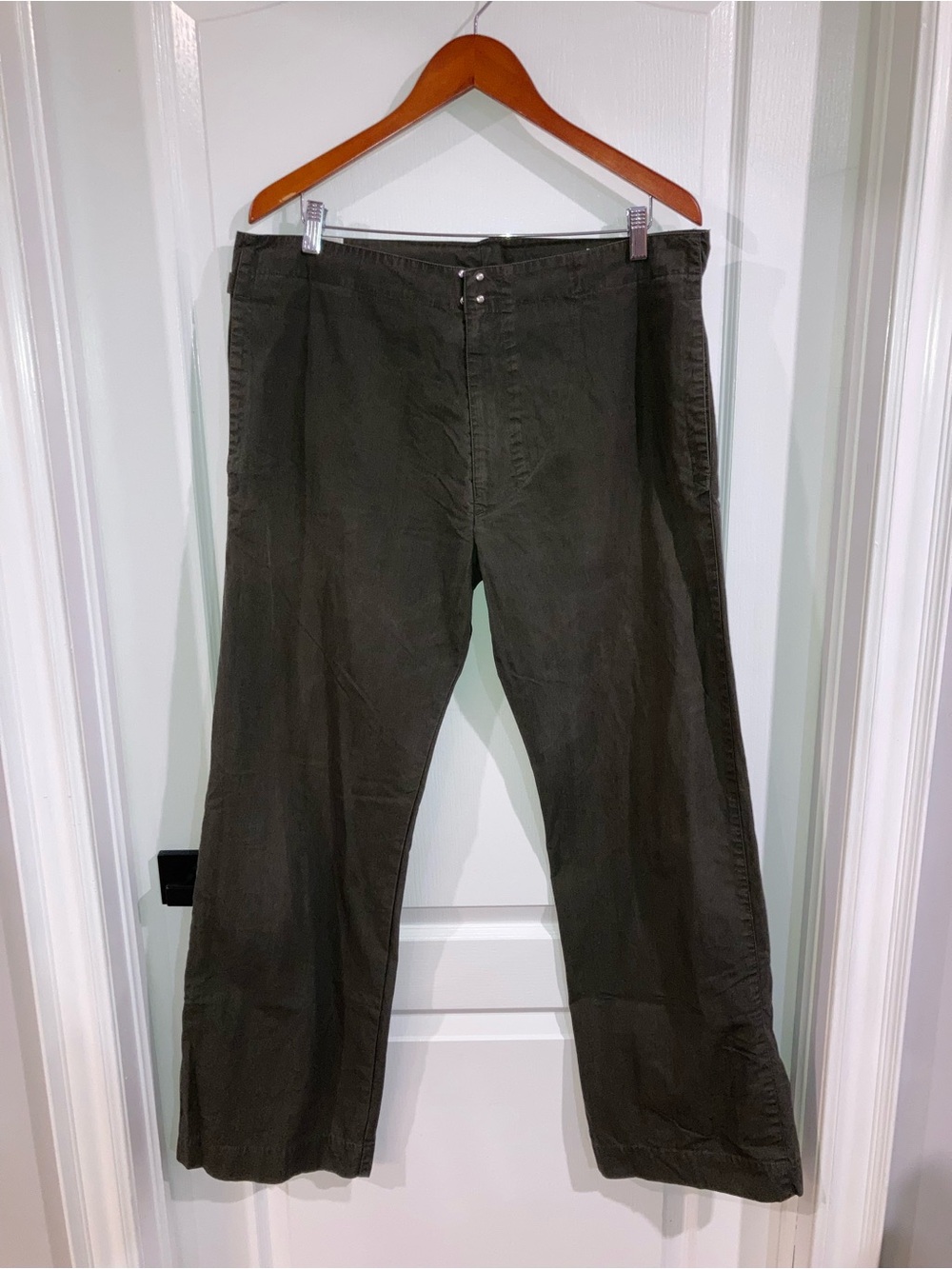 Diesel Olive Green Straight Leg Pants - size 34